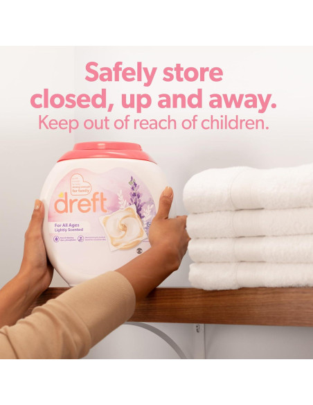 Detergente para Ropa Dreft 45 Cápsulas Hipoalergénico Lavanda Detergente para Ropa Dreft 45 Cápsulas Hipoalergénico Lavanda