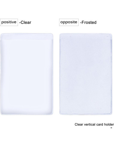 50 Fundas Antirrobo RFID y Plástico para Tarjetas de Crédito