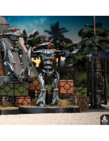 Star Wars: Legion Expansión Aqua Droid - Juego de Miniaturas