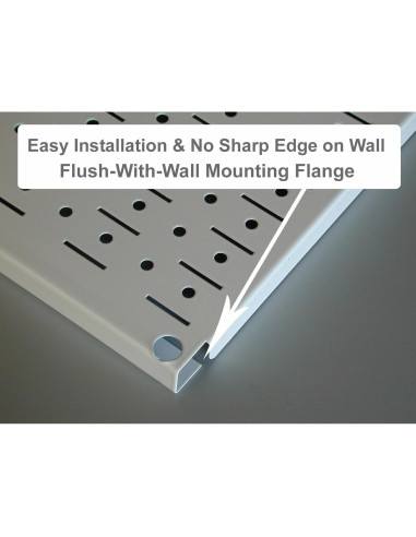 Paneles de Pegboard de Metal Azul Wall Control 81.28x81.28 cm