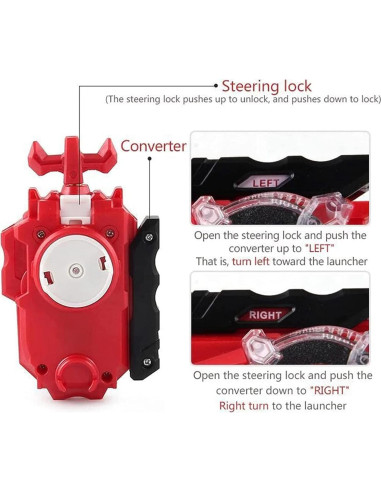 Conjunto de Juguetes de Batalla Beyblade SUPERBLADE B-145 DX