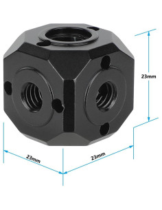 Adaptador de tornillo para trípode CAMVATE Magic Cubic 3525 2