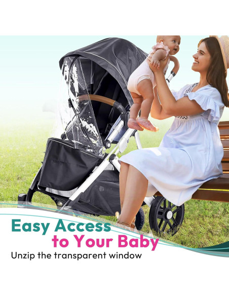 Cubierta de Lluvia UPPAbaby Vista/Cruz - Protección Completa Cubierta de Lluvia UPPAbaby Vista/Cruz - Protección Completa