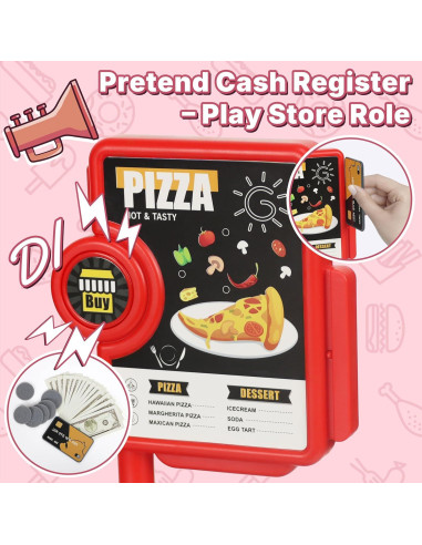 Juego de Cocina de Pizza KiddoKraft - Set Completo para Niños