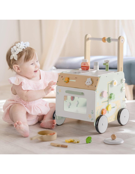 Andador para Bebés ROBOTIME con Actividades, Ajustable, 10+ Meses Andador para Bebés ROBOTIME con Actividades, Ajustable, 10+ Meses