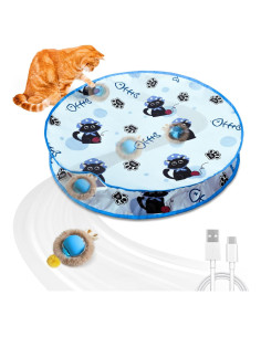 Juguete Interactivo para Gatos Hyfico Bola en Movimiento 15x10cm