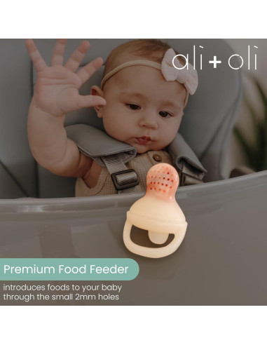Set de 2 Chupetes Alimentadores Ali+Oli Silicona BPA Free