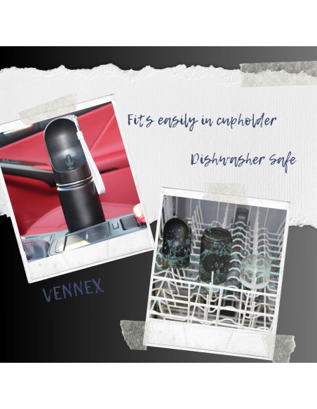 Botella de Agua para Perros VENNEX 414ML Acero Inoxidable Botella de Agua para Perros VENNEX 414ML Acero Inoxidable