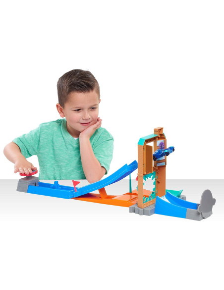 Juego de Pista PJ Masks Die-Cast con Gato-Coche 1:43 Juego de Pista PJ Masks Die-Cast con Gato-Coche 1:43