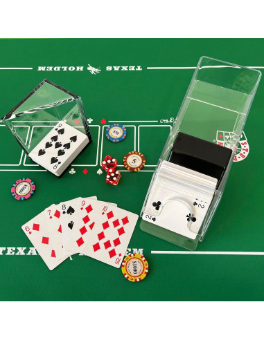 Zapato de Blackjack SEETOOOGAMES para 6 Mazos con Bandeja