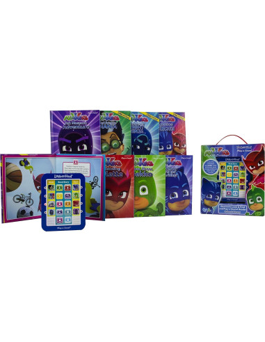 PJ Masks Catboy, Owlette, Gekko and More! - Me Reader Electronic Reader and 8 Sound Book Library - PI Kids