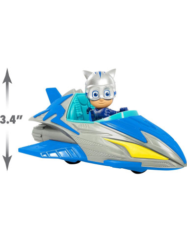 PJ Masks Gato-Chico Auto y Figura 3" Just Play