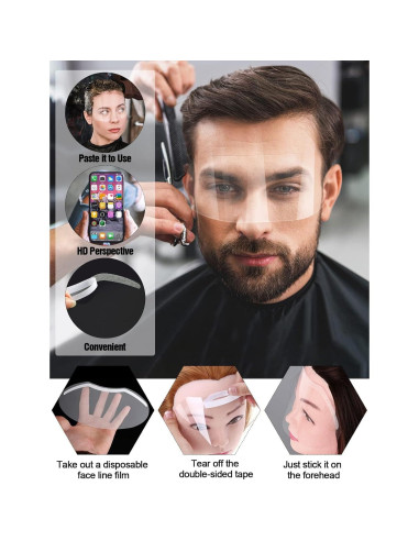 Visores Protectores de Ducha EBANKU 50 Pcs para Cejas y Ojos