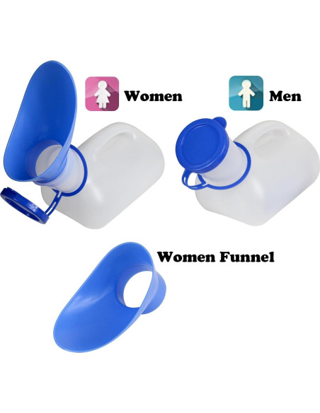 Orinal Unisex AWOKEN 1000ml Botella Plástica a Prueba de Fugas Orinal Unisex AWOKEN 1000ml Botella Plástica a Prueba de Fugas