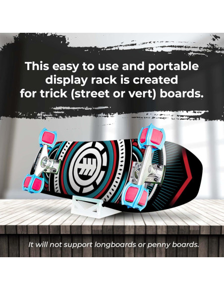 Soporte para Skateboard SKATERTRAINER Origami - Exhibidor Compacto Soporte para Skateboard SKATERTRAINER Origami - Exhibidor Compacto