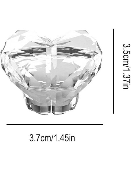2 Piezas Botón de Tanque de Inodoro Corazón Junfamilee 2 Piezas Botón de Tanque de Inodoro Corazón Junfamilee