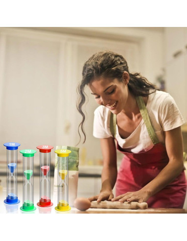 Reloj de Arena SuLiao para Niños - Set 4 Piezas 1/2/3/5 Min