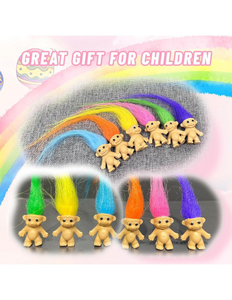 30 Muñecos Troll Mini Yintlilocn de Colores Variados 1.98 cm 30 Muñecos Troll Mini Yintlilocn de Colores Variados 1.98 cm