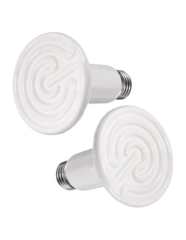 Lámpara de Calor Cerámica OMAYKEY 75W para Reptiles y Anfibios
