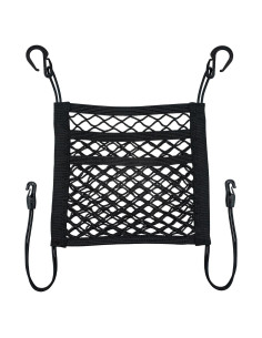 Organizador de Malla para Auto VEHIRIE 3 Capas Negro 30x27 cm