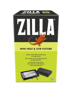 Fijación Mini de Calor y UVB Zilla para Terrario de Reptiles 2