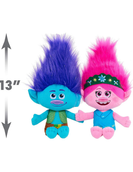 Peluches Trolls Poppy y Branch 33 cm - Just Play Peluches Trolls Poppy y Branch 33 cm - Just Play