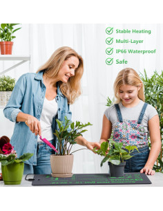 Almohadilla Térmica RVXHUA 10" x 20.75" para Germinación de Semillas 2