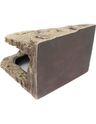 Escondite de Resina para Reptiles JIHAQUA Cueva Extra Grande