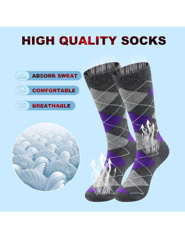 Calcetines Térmicos de Lana Merino Bonangel para Hombres 3 Pairs