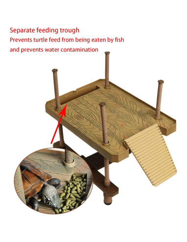 Plataforma Flotante para Tortugas ATB-GIFT Tamaño L 40.5x28x41cm