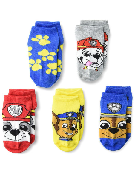 Paquete de 5 pares de calcetines cortos Paw Patrol para niñas Paquete de 5 pares de calcetines cortos Paw Patrol para niñas