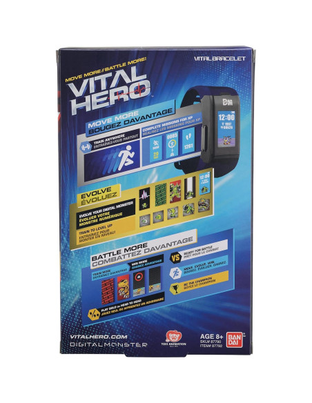 Bandai Namco Vital Hero Reloj Digital Fitness Azul Bandai Namco Vital Hero Reloj Digital Fitness Azul