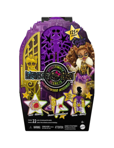 Muñeca Clawdeen Wolf con Set de Accesorios Skulltimate Muñeca Clawdeen Wolf con Set de Accesorios Skulltimate