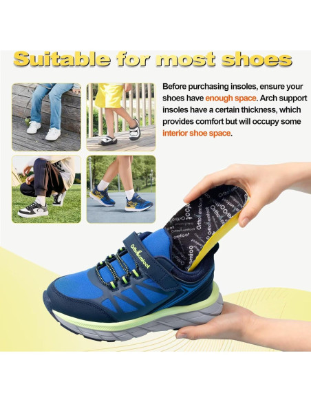 Plantillas Ortopédicas OrthoComfoot Niños Talla 11 Soporte Arco Plantillas Ortopédicas OrthoComfoot Niños Talla 11 Soporte Arco
