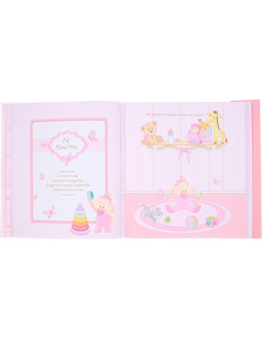 Álbum de Recuerdos para Niña Rosa Christian Art Gifts 64 Páginas