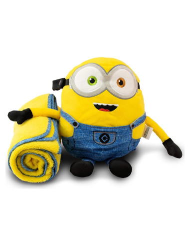 Almohada de Viaje Minion Roamwild con Manta 3 en 1 para Niños