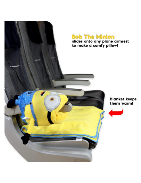 Almohada de Viaje Minion Roamwild con Manta 3 en 1 para Niños Almohada de Viaje Minion Roamwild con Manta 3 en 1 para Niños
