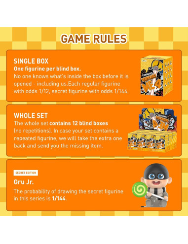 Figuras coleccionables Despicable Me POP MART - Caja ciega