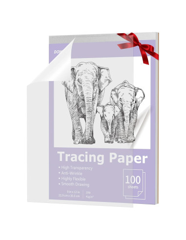 Papel de Calco Donyang 23x30.5cm 100 Hojas Vellón Transparente