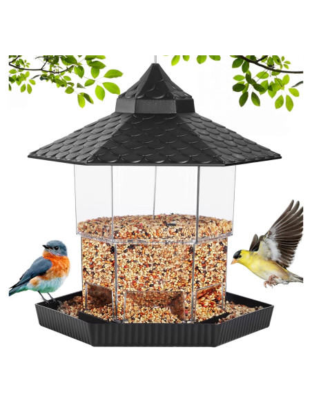 Comedero para Aves Colgante Gbekery Plegable 0.91 kg Comedero para Aves Colgante Gbekery Plegable 0.91 kg