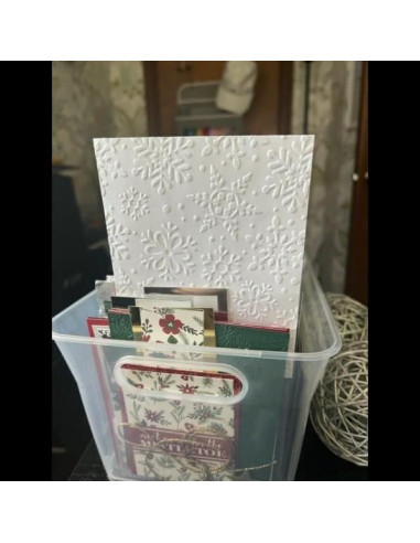 Plantilla de Embossing Kwan Crafts 12x15cm para Manualidades