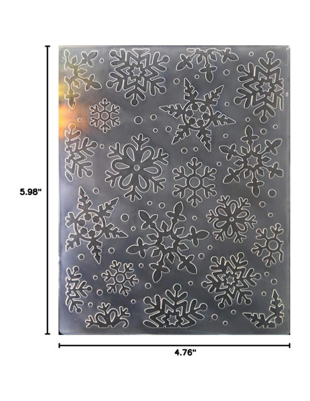 Plantilla de Embossing Kwan Crafts 12x15cm para Manualidades Plantilla de Embossing Kwan Crafts 12x15cm para Manualidades