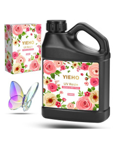 Resina UV 500g YIEHO - Epóxica Transparente para Joyas
