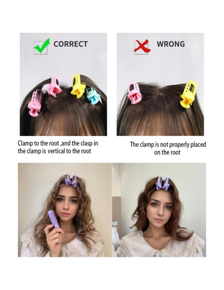 Clips Voluminizadores Dafeng Multicolor 8PC para Cabello Clips Voluminizadores Dafeng Multicolor 8PC para Cabello