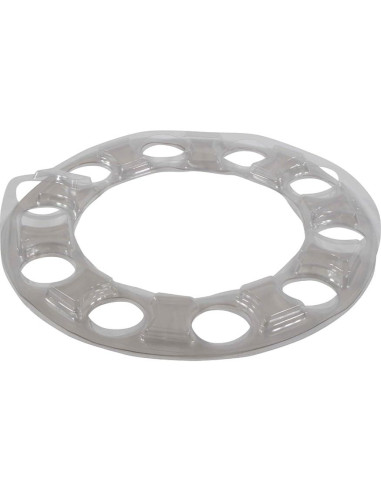 Juego de Cubiertas de Eje Cromadas Mytee para Camiones - 2 Delanteras y 4 Traseras