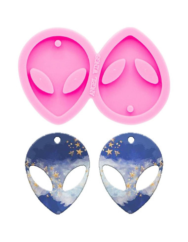 Molde de Silicona para Joyería Alas de Ángel - Taza Rosa