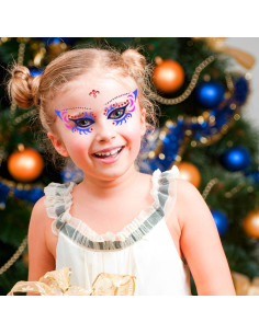 Kit de 28 Plantillas de Pintura Facial Reutilizables Twpribarn 2