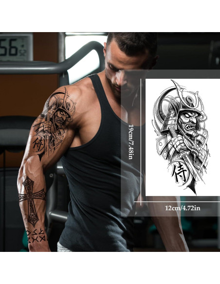 Tatuajes Temporales Impermeables VERKSTAD - 42 Diseños Realistas Tatuajes Temporales Impermeables VERKSTAD - 42 Diseños Realistas
