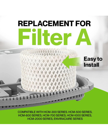 Durabasics Paquete de 4 Filtros Premium para Humidificadores Honeywell
