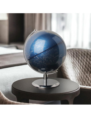 Globo Terráqueo 20.32 cm TTKTK con Soporte de Acero Inoxidable